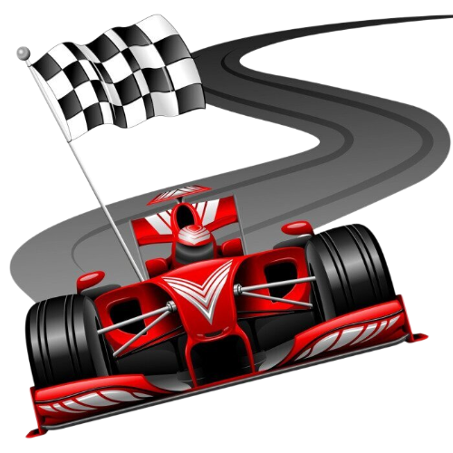 Formula 1 car dynamic action